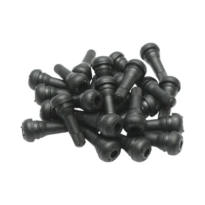 Set 100 valve roata tubeless EPDM cu insertie alama 43mm TR413 - imagine 2