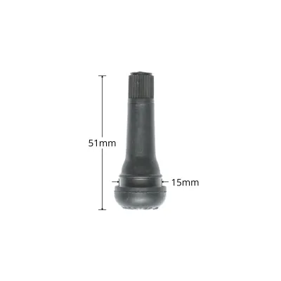 Valva roata tubeless EPDM cu insertie alama 51mm TR414