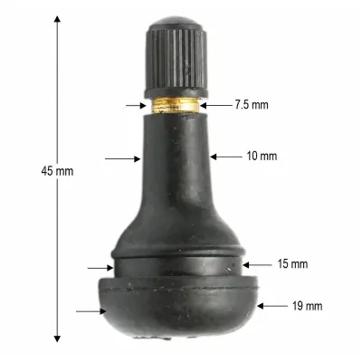 Valva roata tubeless 45mm TR413