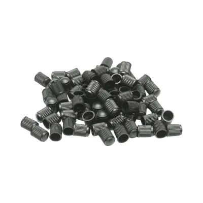 Capace valva ventil plastic negru 100 buc/set