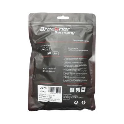Petice vulcanizare patrate 70x70mm pentru camere de aer Breckner Germany - imagine 3
