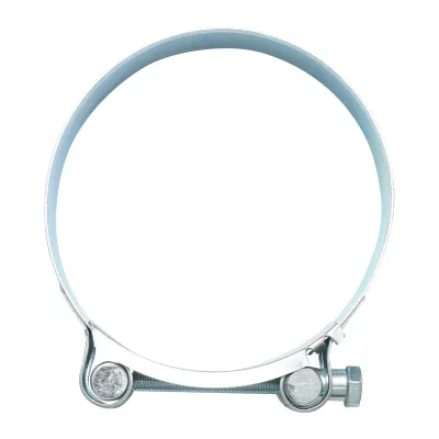 Colier forta, clema metalica zincata cu surub W1 pentru furtunuri 104-112mm Breckner Germany - imagine 2