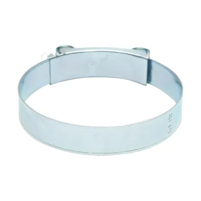 Colier forta, clema metalica zincata cu surub W1 pentru furtunuri 113-121mm Breckner Germany - imagine 3