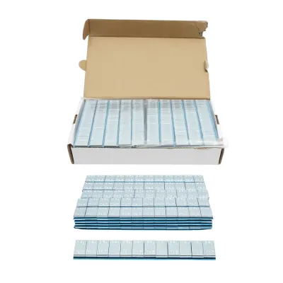 Contragreutati autoadezive zincate echilibrare roti Fe 60g (5gx12 buc) 100 benzi/cutie