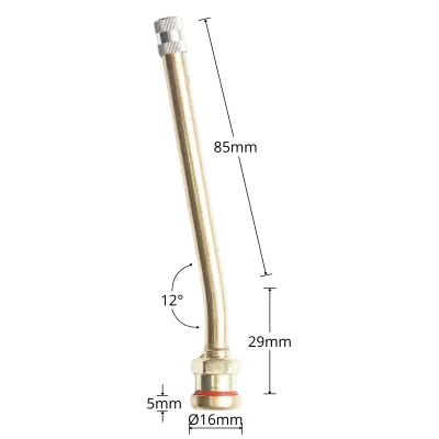 Valva roata camion tubeless 114mm V3-20-8
