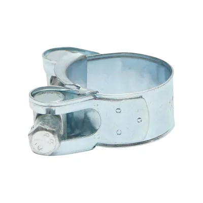 Colier forta, clema metalica zincata cu surub W1 pentru furtunuri 26-28mm Breckner Germany - imagine 3