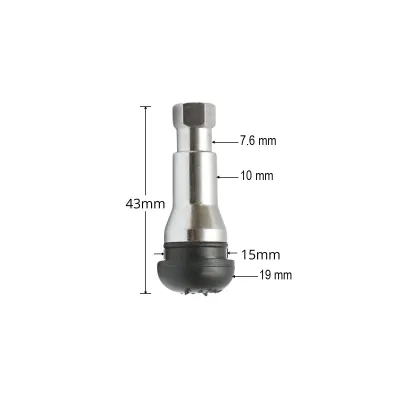 Valva roata auto tubeless 43mm TR413AC cromata