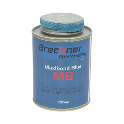 Adeziv albastru vulcanizare la rece petice anvelope radiale si diagonale Maxibond Blue MB 250ml Breckner Germany