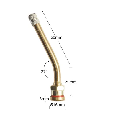 Valva roata camion tubeless metalica 85mm V3-20-4