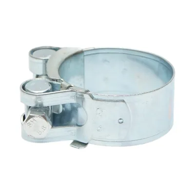 Colier forta, clema metalica zincata cu surub W1 pentru furtunuri 42-46mm Breckner Germany - imagine 3
