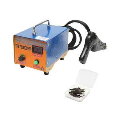 Masina de recanelare anvelope portabila 1000W, 220V cu afisaj digital, reglaj tensiune, 20 lame U si V incluse