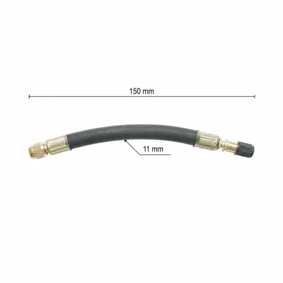 Prelungitor valva roata camion flexibil din cauciuc 150mm