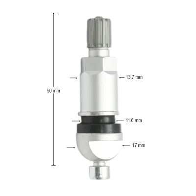 Valva roata tubeless aluminiu compatibila senzor TPMS-5