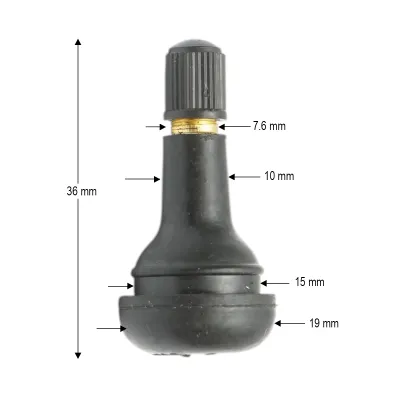 Valva roata tubeless 36mm TR412