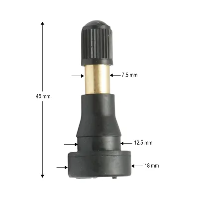 Valva roata tubeless 45mm TR600