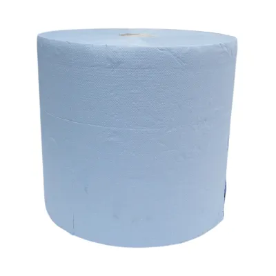 Rola lavete industriale 3 straturi hartie albastra 36x36cm Celtex Superblue 1000 portii/rola 59573 - imagine 2