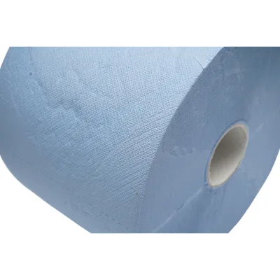 Set 2 role lavete industriale 3 straturi hartie albastra 36x22cm Celtex Superblue S 500 portii/rola 59612 - imagine 4