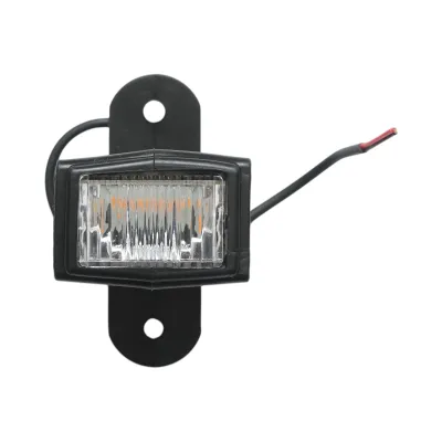Set lampi gabarit laterale LED cu brat 12V-24V 3 functii rosu-alb-galben 70mm Breckner Germany - imagine 6