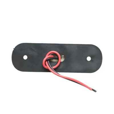 Lampa gabarit laterala ovala LED 12V-24V alba 3 LED-uri 87x28x13.5mm Breckner Germany - imagine 5
