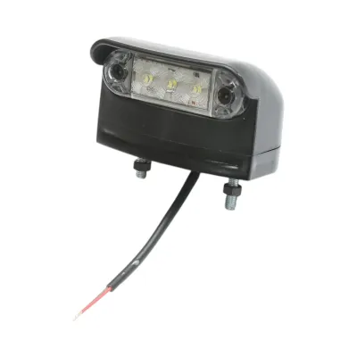 Lampa LED iluminare placuta numar inmatriculare 12V-24V 3 LED-uri 78.5x50mm Breckner Germany