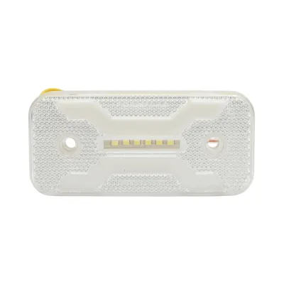 Lampa gabarit laterala LED 12V-24V alba 2 functii, model X NEON, 30 LED-uri 110x52x16mm Breckner Germany