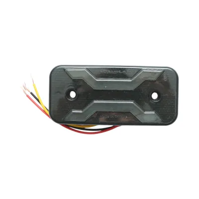 Lampa gabarit laterala LED 12V-24V galben fumuriu 2 functii, model X NEON, 30 LED-uri 110x52x16mm Breckner Germany