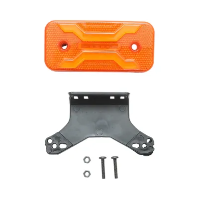 Lampa gabarit laterala LED cu suport 12V-24V galbena 2 functii, model X NEON, 30 LED-uri 110x52x16mm Breckner Germany - imagine 2