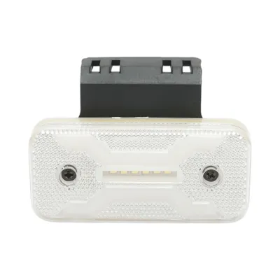 Lampa gabarit laterala LED cu suport 12V-24V alba 2 functii, model X NEON, 30 LED-uri 110x52x16mm Breckner Germany