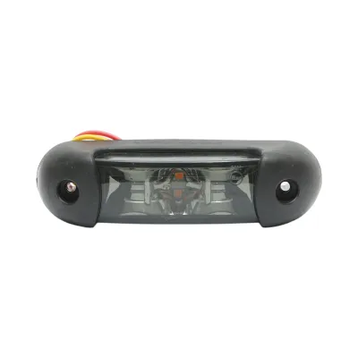 Lampa pozitie laterala LED 12-24V alb-galben-rosu fumuriu 110x32x28mm Breckner Germany