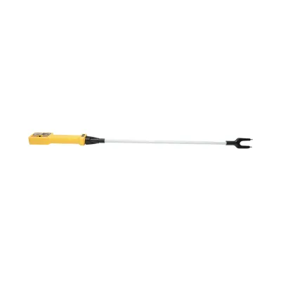 Baston electric animale profesional 1100V cu acumulator 8.4V, 2200mAh, lanterna LED, indicator baterie, tija 80cm - imagine 4