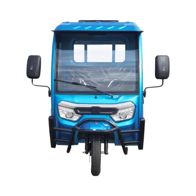 Triciclu electric BRECKNER GERMANY MAX ALBASTRU CU CABINA 2000W 72V 52AH - imagine 3