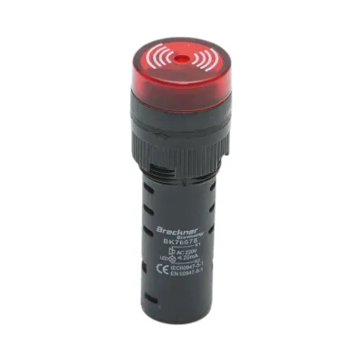 Indicator industrial semnalizare LED cu sonerie 220V AC Ø 16mm Breckner Germany