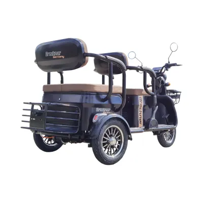 Triciclu electric BRECKNER TRAVEL negru 1000W 60V 20AH - imagine 6