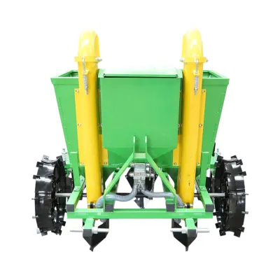 Masina de plantat cartofi pe 2 randuri cu fertilizare, buncar 180kg model Polonia - imagine 2