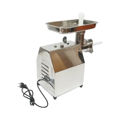 Masina de tocat carne electrica inox 1600W, 220V, capacitate 150 kg/h, adaptor carnati, 1 sita si 1 cutit incluse 380x210x415mm - imagine 5