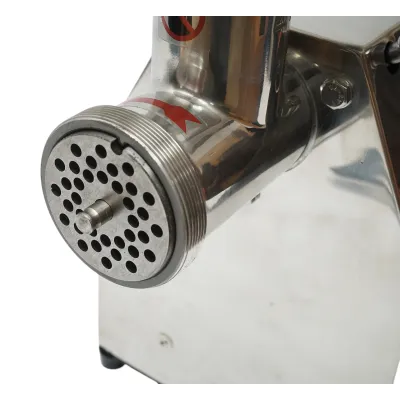 Masina de tocat carne electrica inox 1600W, 220V, capacitate 150 kg/h, adaptor carnati, 1 sita si 1 cutit incluse 380x210x415mm - imagine 8