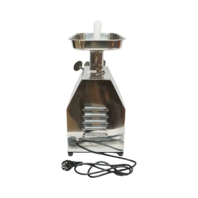 Masina de tocat carne electrica inox 1600W, 220V, capacitate 150 kg/h, adaptor carnati, 1 sita si 1 cutit incluse 380x210x415mm - imagine 7