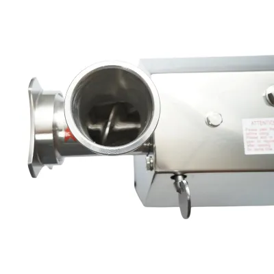Masina de tocat carne electrica inox 1600W, 220V, capacitate 150 kg/h, adaptor carnati, 1 sita si 1 cutit incluse 380x210x415mm - imagine 11