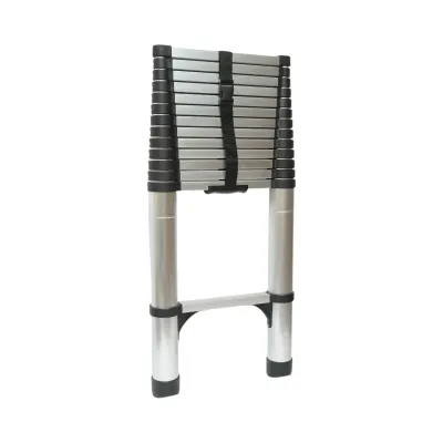 Scara telescopica aluminiu 5.1m, 14 trepte antiderapante, sarcina maxima 150kg Breckner Germany - imagine 5