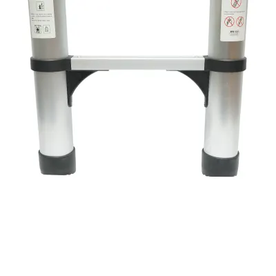 Scara telescopica aluminiu 5.1m, 14 trepte antiderapante, sarcina maxima 150kg Breckner Germany - imagine 9