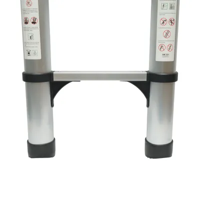 Scara telescopica aluminiu 6.2m, 16 trepte antiderapante, sarcina maxima 150kg Breckner Germany - imagine 9
