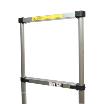Scara telescopica aluminiu 6.2m, 16 trepte antiderapante, sarcina maxima 150kg Breckner Germany - imagine 8