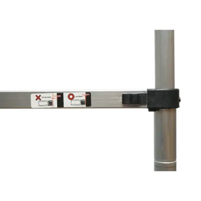Scara telescopica aluminiu 6.2m, 16 trepte antiderapante, sarcina maxima 150kg Breckner Germany - imagine 10