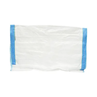 Sac big bag 95x95x140cm alb, capacitate 1000kg, tip U-Panel nelaminat, fusta incarcare, tub descarcare - imagine 6