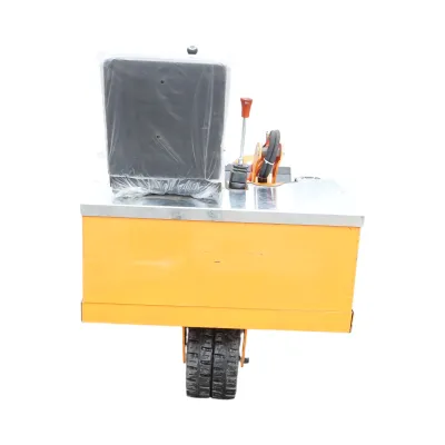 Mini incarcator frontal electric cu 3 roti, 2 motoare 1800W/1300W, baterie 48V/52Ah, capacitate ridicare 200kg, cupa 900x450x370mm - imagine 5