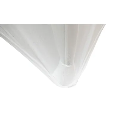 Husa masa elastica alba dreptunghiulara 152x70x74cm - imagine 6