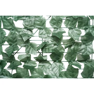 Gard viu artificial verde decorativ cu frunze iedera 300x100cm - imagine 4