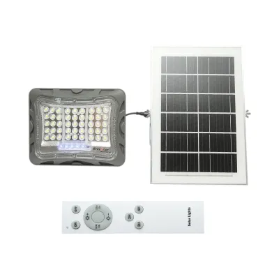 Lampa LED 6500K cu panou solar 10W, baterie LifePO4 3.2V/5000mAh si telecomanda IP65 Breckner Germany