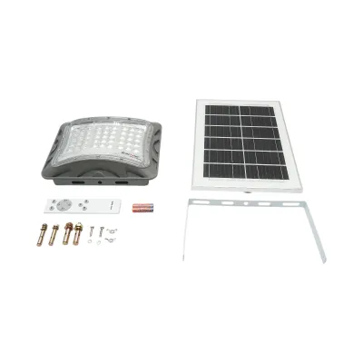 Lampa LED 6500K cu panou solar 10W, baterie LifePO4 3.2V/5000mAh si telecomanda IP65 Breckner Germany - imagine 4