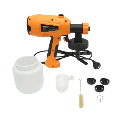 Pistol vopsit electric 550W, 220V, debit 800 ml/min, rezervor inferior 800ml, 3 duze incluse - imagine 12